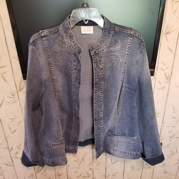 chicos modern denim jacket